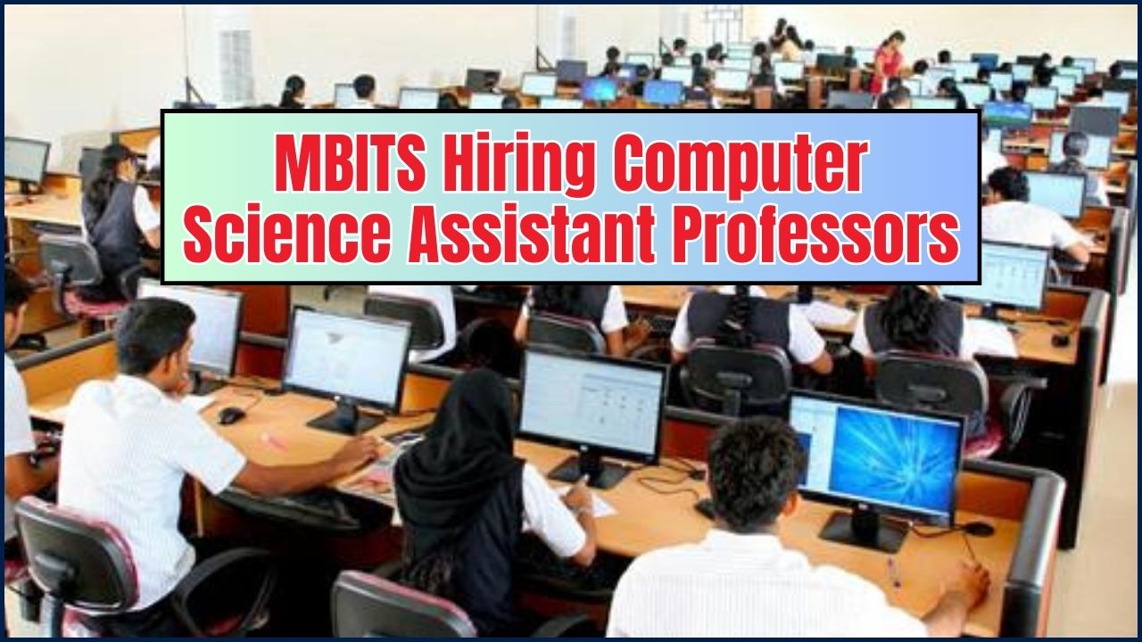 MBITS Hiring Computer Science Assistant Professors
