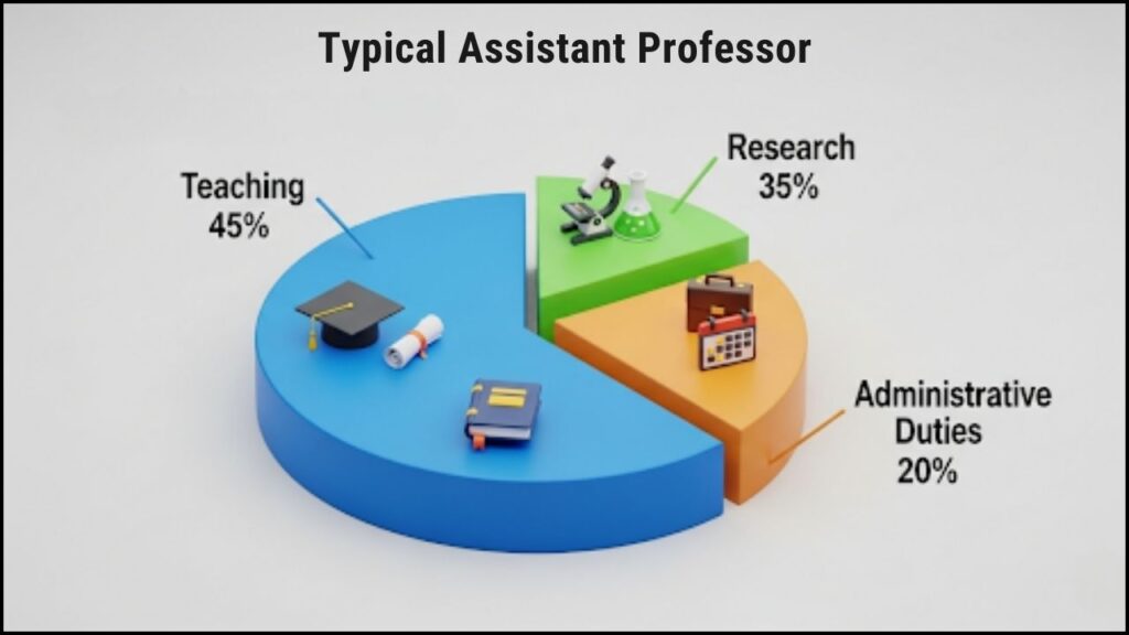typical responsibilities of an assistant professor